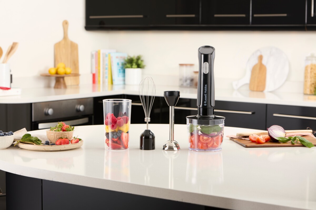 Russell Hobbs - Stavblender Sæt - 3-I-1 - Desire - Matte Charcoal