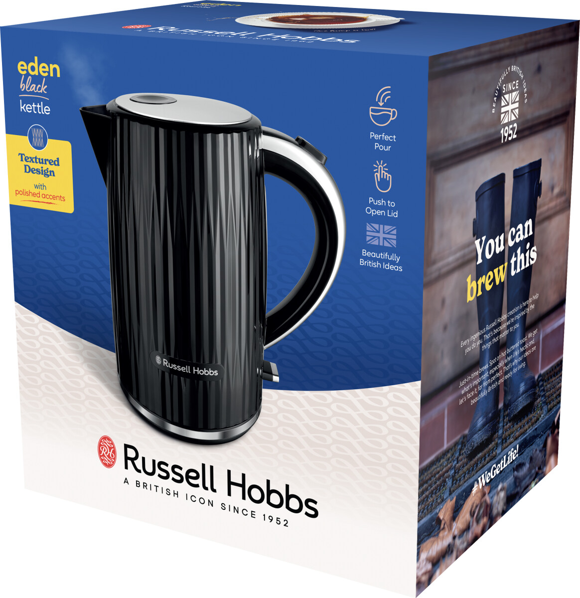 Russell Hobbs - Eden Elkedel - Sort - 1 7 L