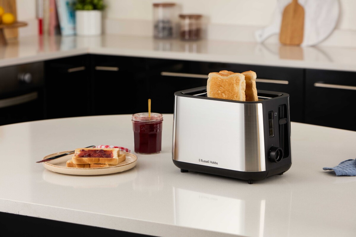 Russell Hobbs - Brødrister - 2 Skiver - Heaton - Børstet Rustfrit Stål