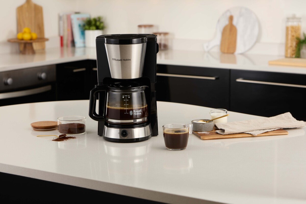 Russell Hobbs - Kaffemaskine - Heaton - Rustfrit Stål - 1 25 L