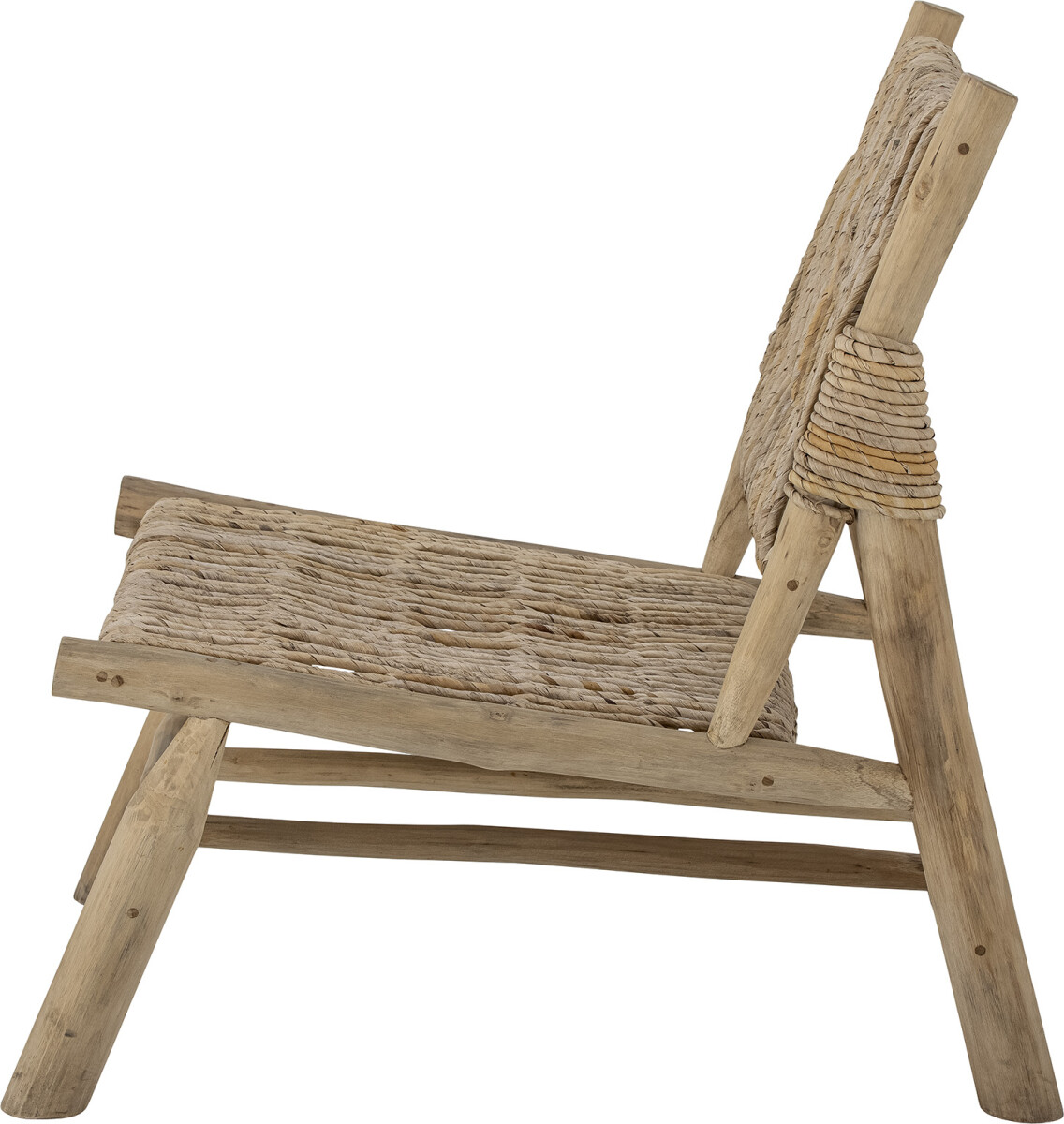 Bloomingville - Ruthy Loungestol - Natur - Teak Træ