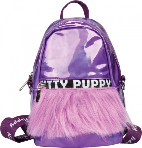 Centrum - Kitty Puppy Rygsæk Til Teenager - Lilla - 24X15X11 Cm