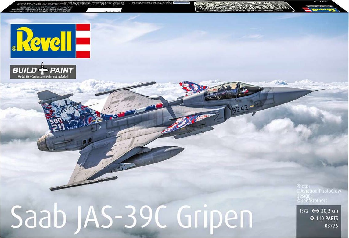 Revell - Saab Jas-39C Gripen - Byggesæt - 1 72 - 03776
