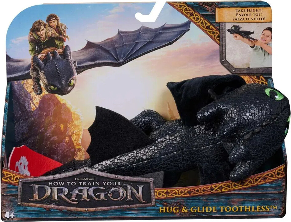 Sådan Træner Du Din Drage - Tandløse Plysdrage 30 Cm