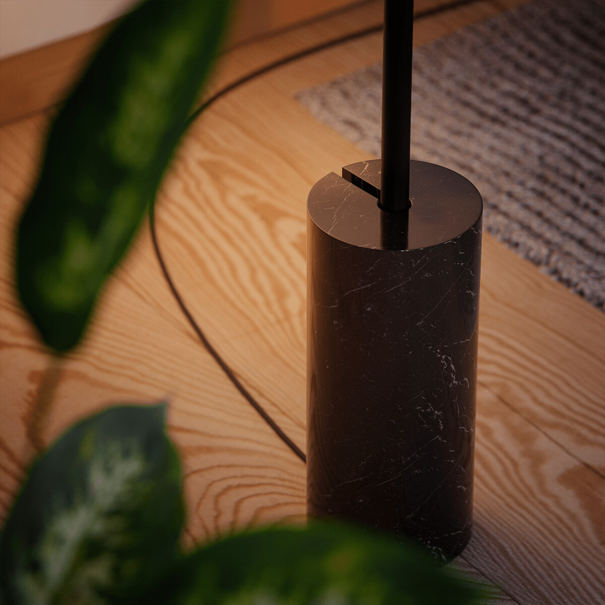 Sackit - Expo 185 Gulvlampe - Sort