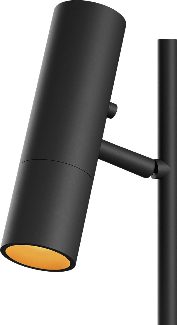 Sackit - Expo Gulvlampe - H131 Cm - Sort