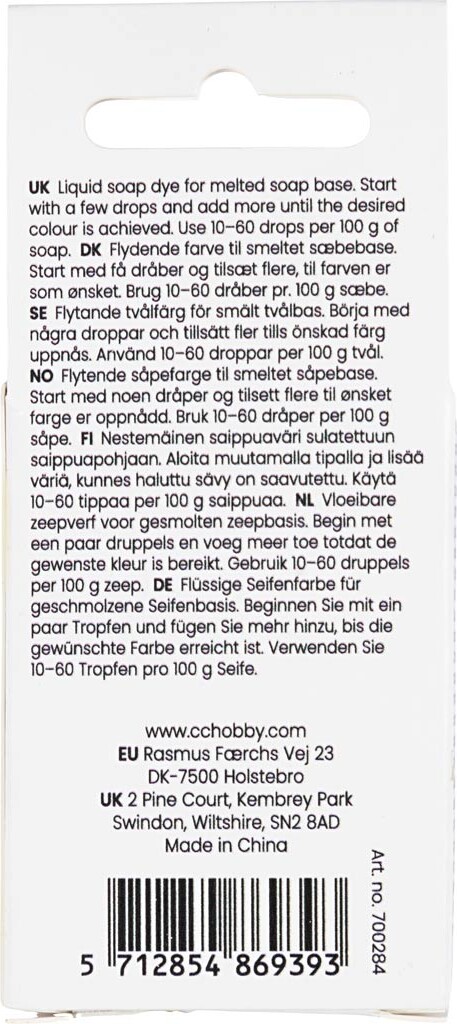 Sæbefarve - Blå - 10 Ml