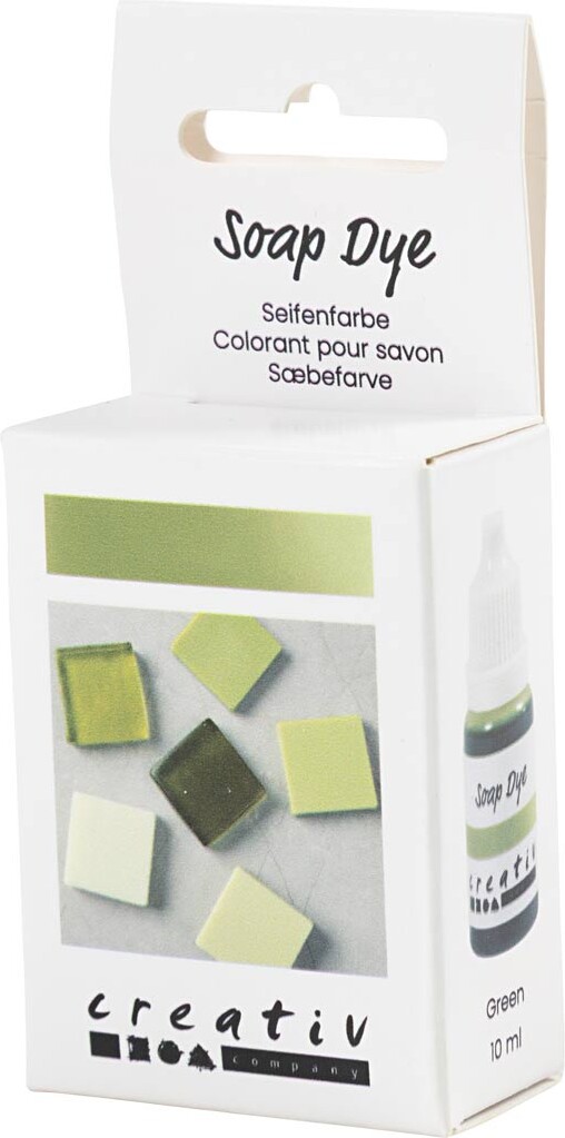 Sæbefarve - Grøn - 10 Ml