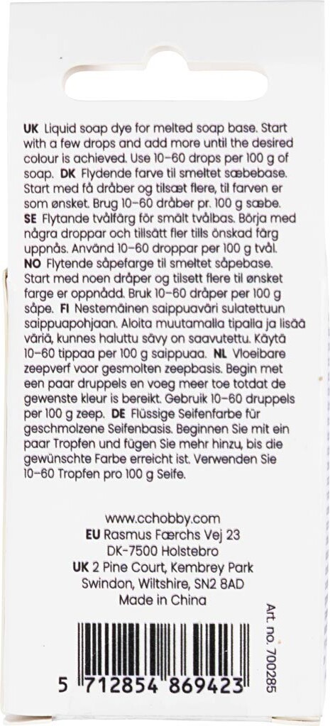 Sæbefarve - Lilla - 10 Ml