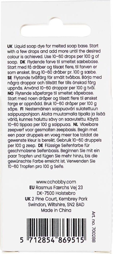 Sæbefarve - Olivenbrun - 10 Ml