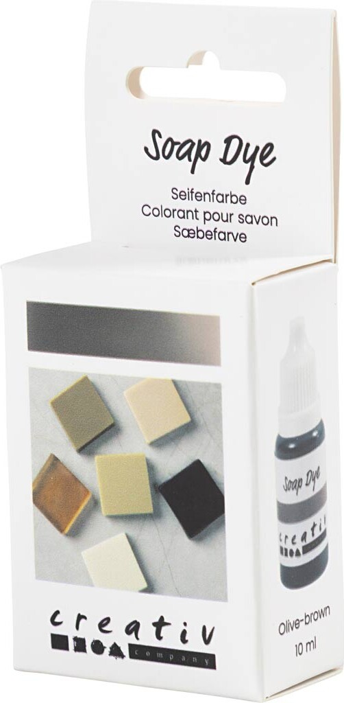 Sæbefarve - Olivenbrun - 10 Ml