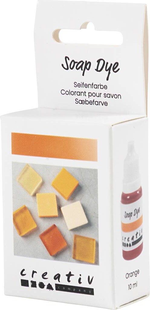 Sæbefarve - Orange - 10 Ml