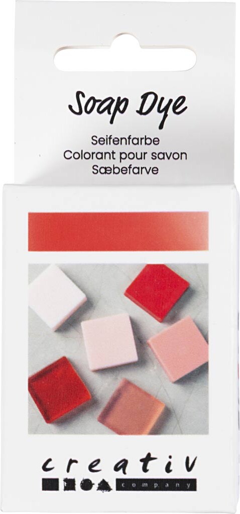 Sæbefarve - Rød - 10 Ml