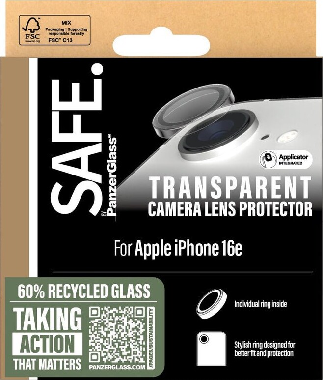 Safe By Panzerglass - Camera Lens Protection - Iphone 16E