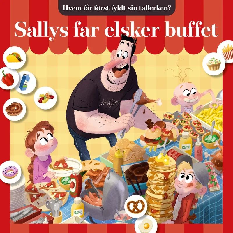 Sallys Far Elsker Buffet - Brætspil