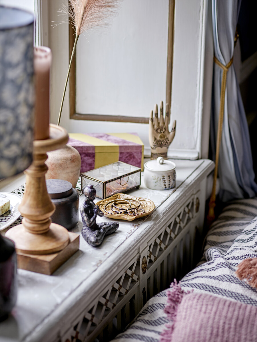 Bloomingville - Samira Æske Med Låg - Orange - Papir - 2 Stk