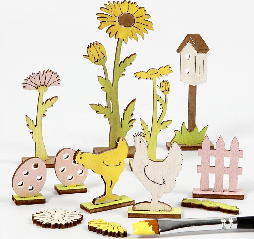 Saml-Selv Træfigur - L 15 5 Cm - B 17 Cm