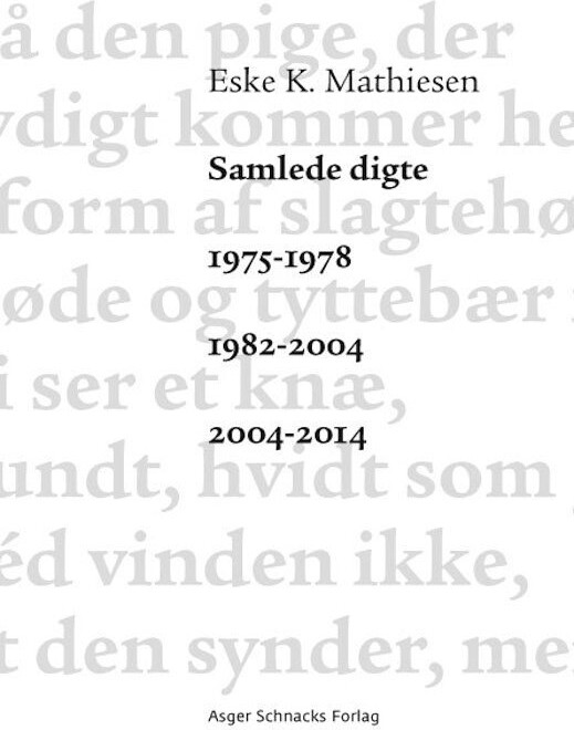Samlede Digte 1975-1978 1982-2004 2004-2014