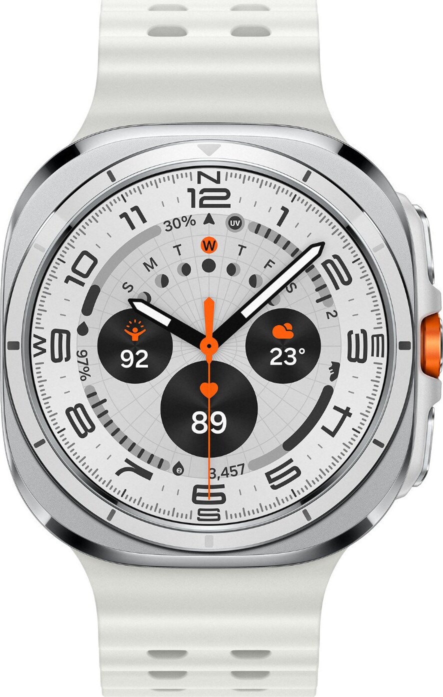 Samsung - Galaxy Watch Ultra 2025 - 47 Mm - Titanium Hvid