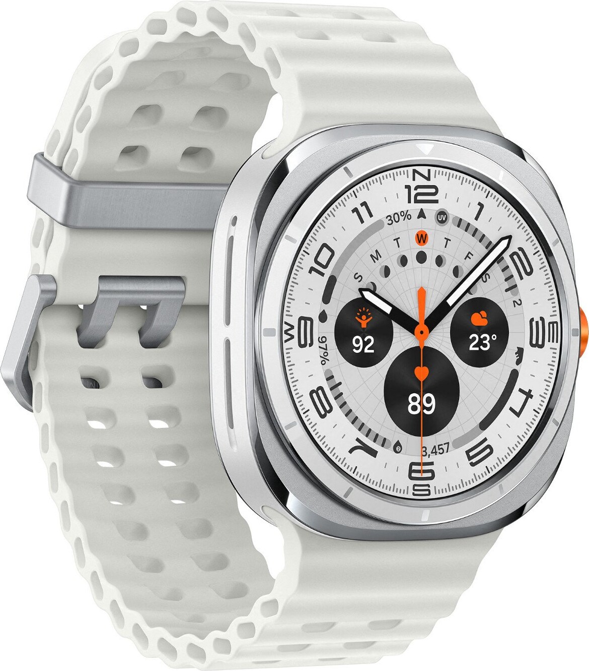 Samsung - Galaxy Watch Ultra 2025 - 47 Mm - Titanium Hvid