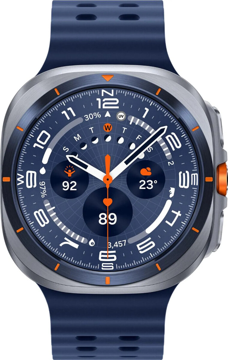 Samsung - Galaxy Watch Ultra 2025 - 47 Mm - Titanium Blå
