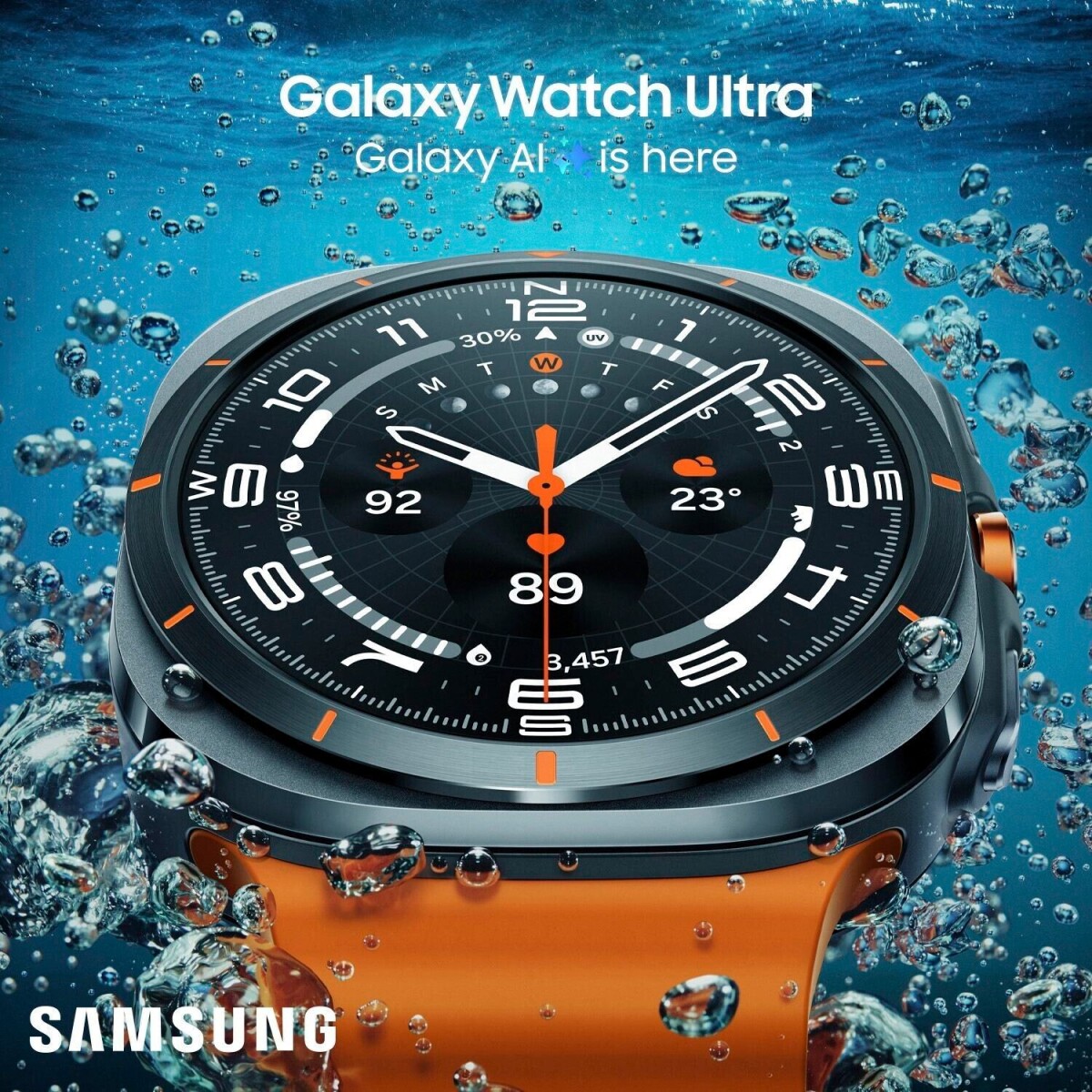 Samsung - Galaxy Watch Ultra Lte Ur - Titanium Gray - 47 Mm