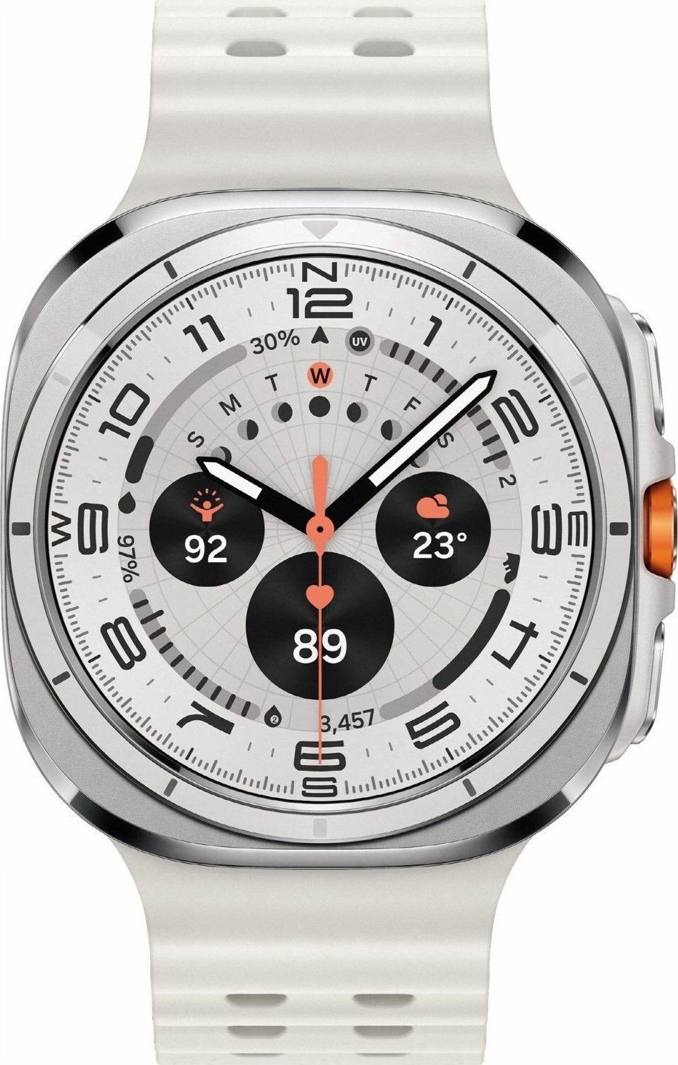 Samsung - Galaxy Watch Ultra Lte Ur - Titanium White - 47 Mm