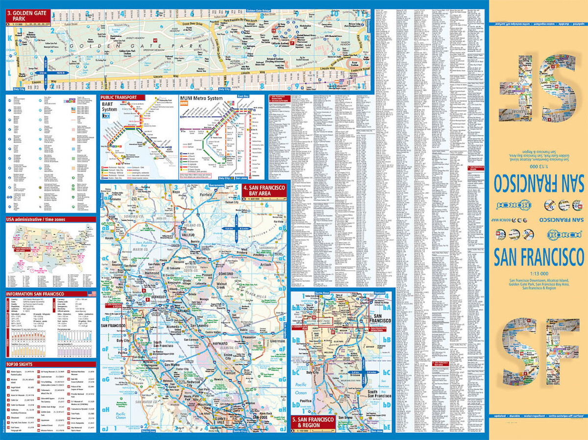 San Francisco - Borch Maps