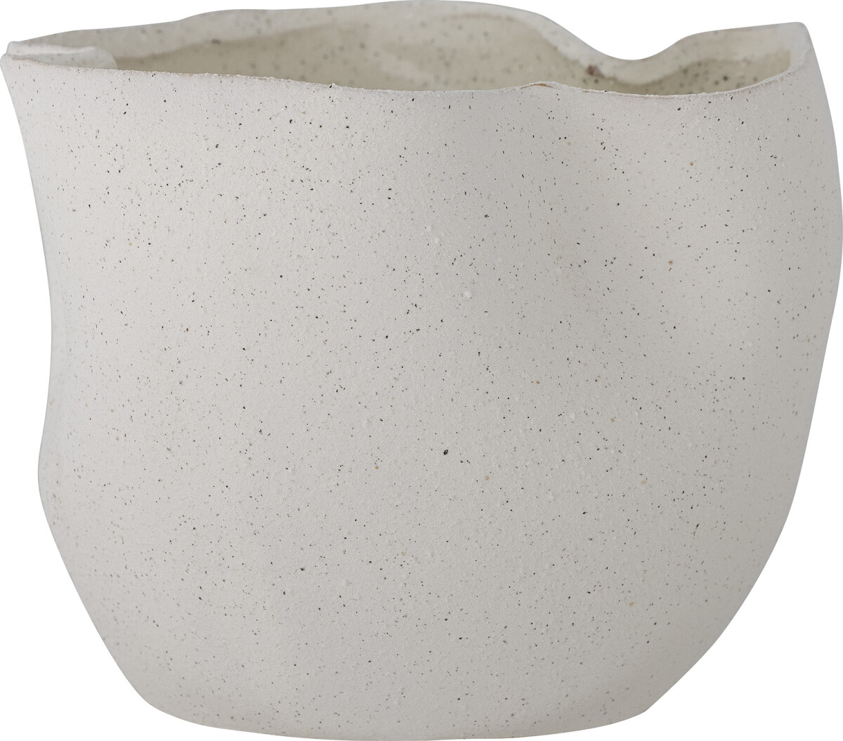 Bloomingville - Sanam Urtepotteskjuler - Hvid - Stentøj Keramik