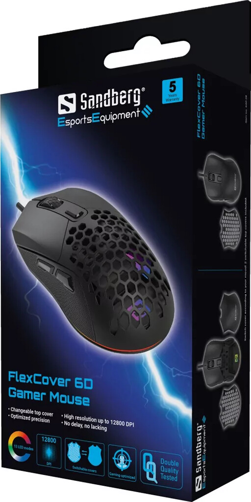 Sandberg - Flexcover 6D Gamer Mouse