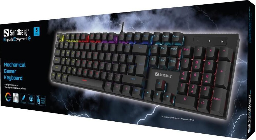 Sandberg - Mechanical Gamer Keyboard German