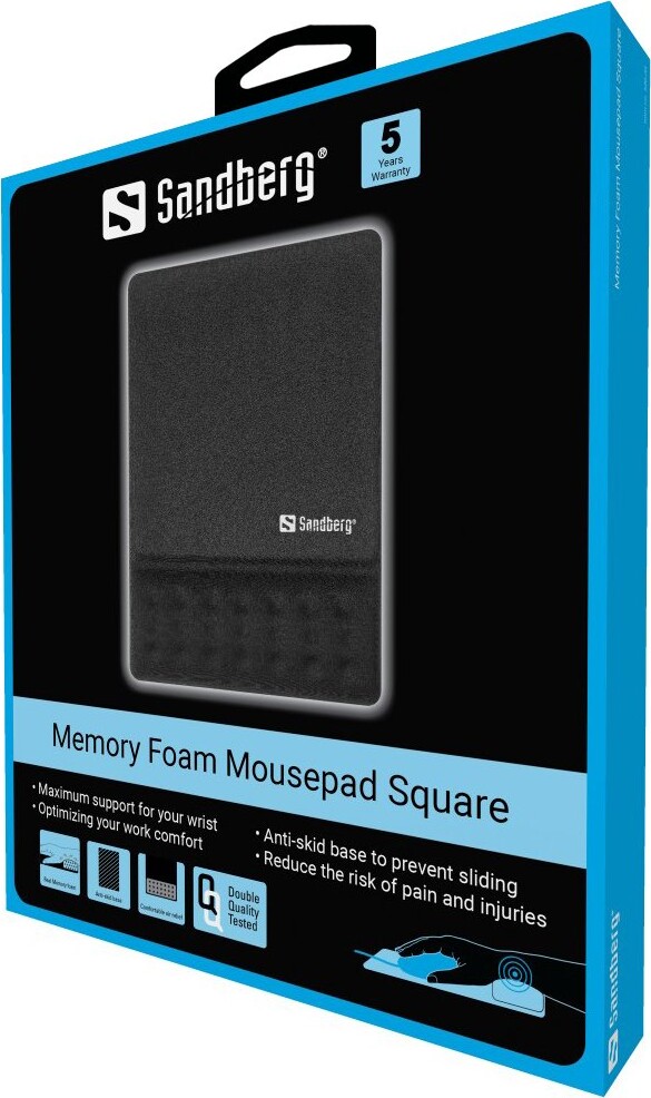 Sandberg - Memory Foam Mousepad Square