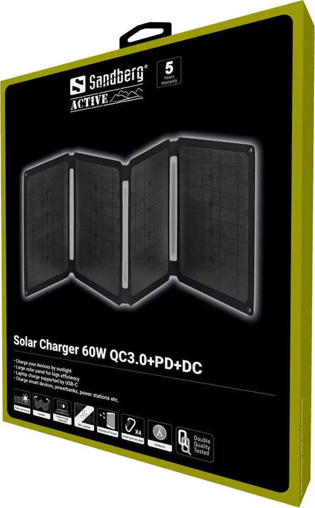 Sandberg - Solar Charger 60W - Qc30 Pd Dc