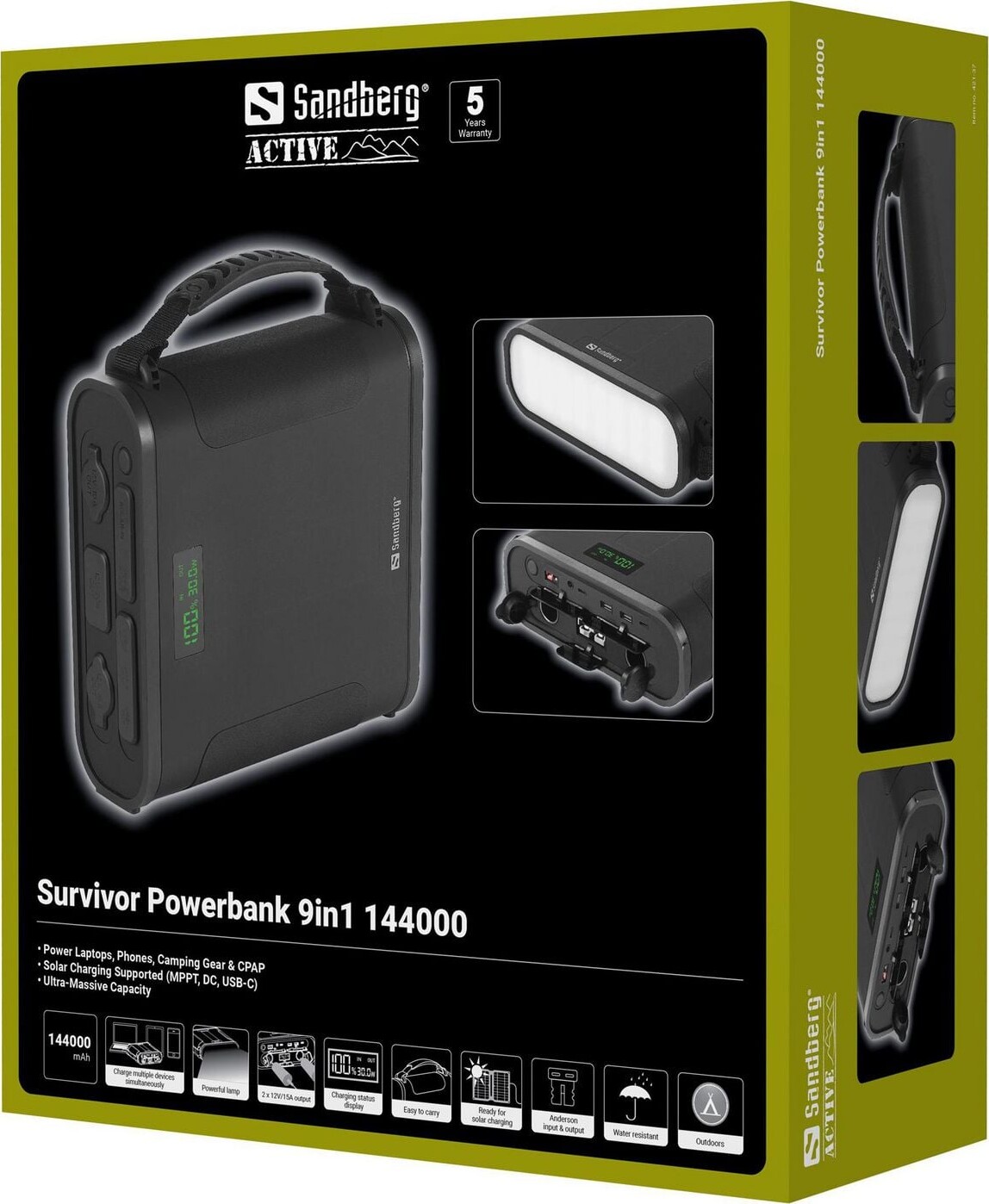 Sandberg - Survivor Powerbank 9In1 144000