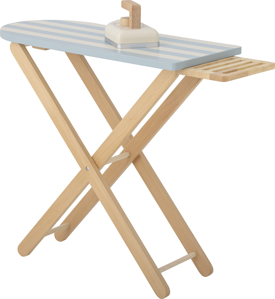 Bloomingville Mini - Sande - Legetøjs Strygejern Og Strygebræt - Blå -