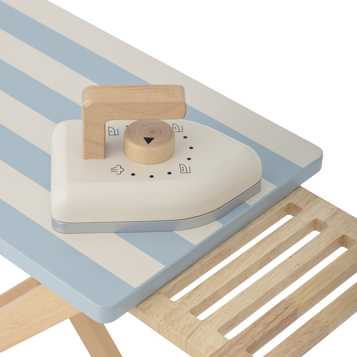 Bloomingville Mini - Sande - Legetøjs Strygejern Og Strygebræt - Blå -