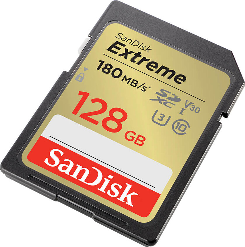 Sandisk - Sdxc Extreme 128Gb 180Mbs Uhs-I C10 V30 U3