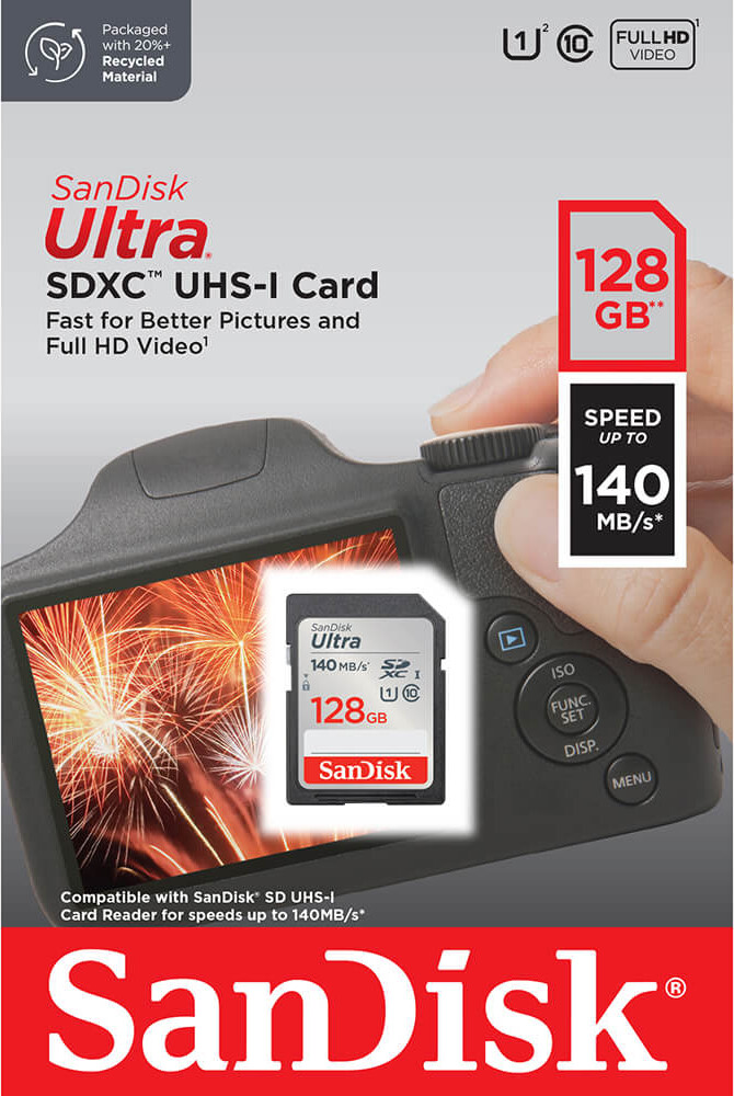 Sandisk - Sdxc Ultra 128Gb 140Mbs