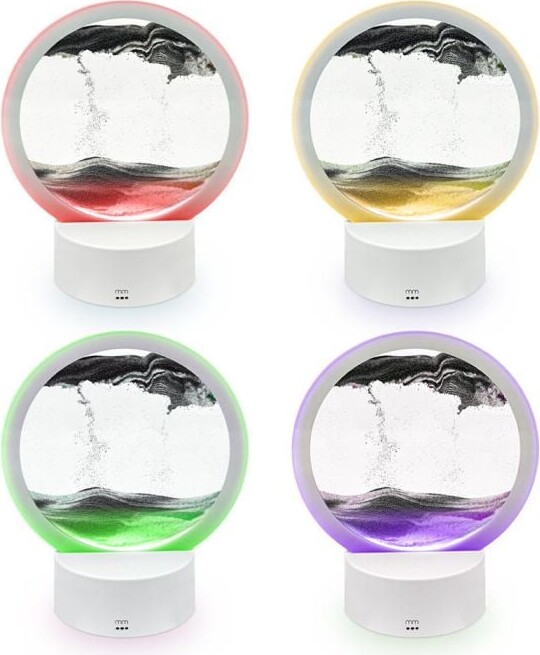 Mikamax - Sandscape Lamp - 3D Sandkunst Lampe Med Lys