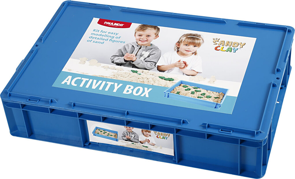 Sandy Clay I Aktivitetskasse - 40X60 Cm - Natur - 6 Kg