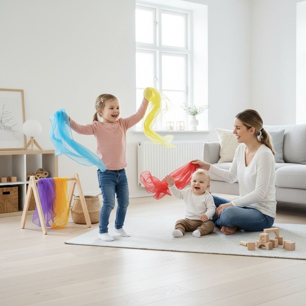 Goki - Sansetørklæder - Assorterede Farver - 6 Stk