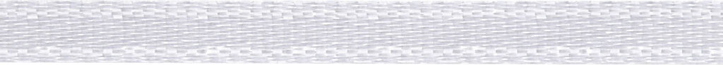 Satinbånd - B 3 Mm - Hvid - 15 M