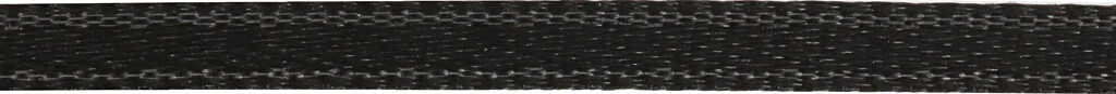 Satinbånd - B 3 Mm - Sort - 15 M