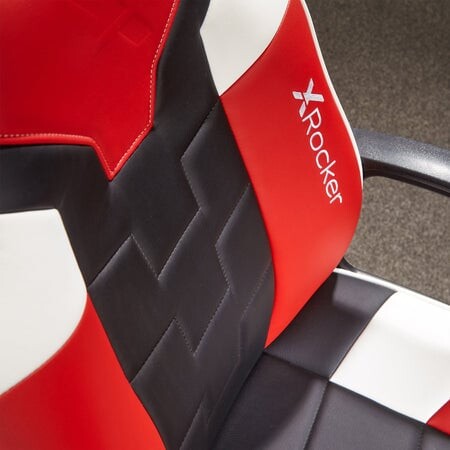 X Rocker - Gaming Stol - Juniorteen - Mid-Back - Sort Rød