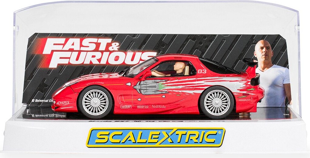 Scalextric - The Fast And The Furious - Mazda Rx7 - Dom Turetto - 1 32 -