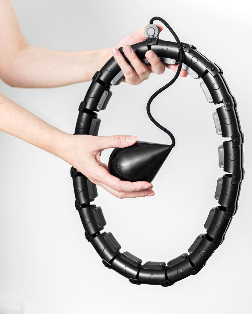 Scandinavian Collection - Smart Hulahop Ring - Sort