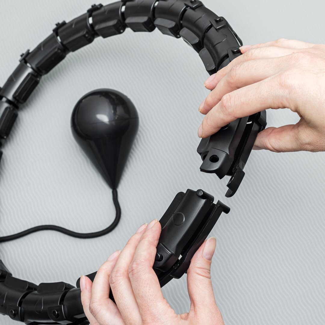 Scandinavian Collection - Smart Hulahop Ring - Sort