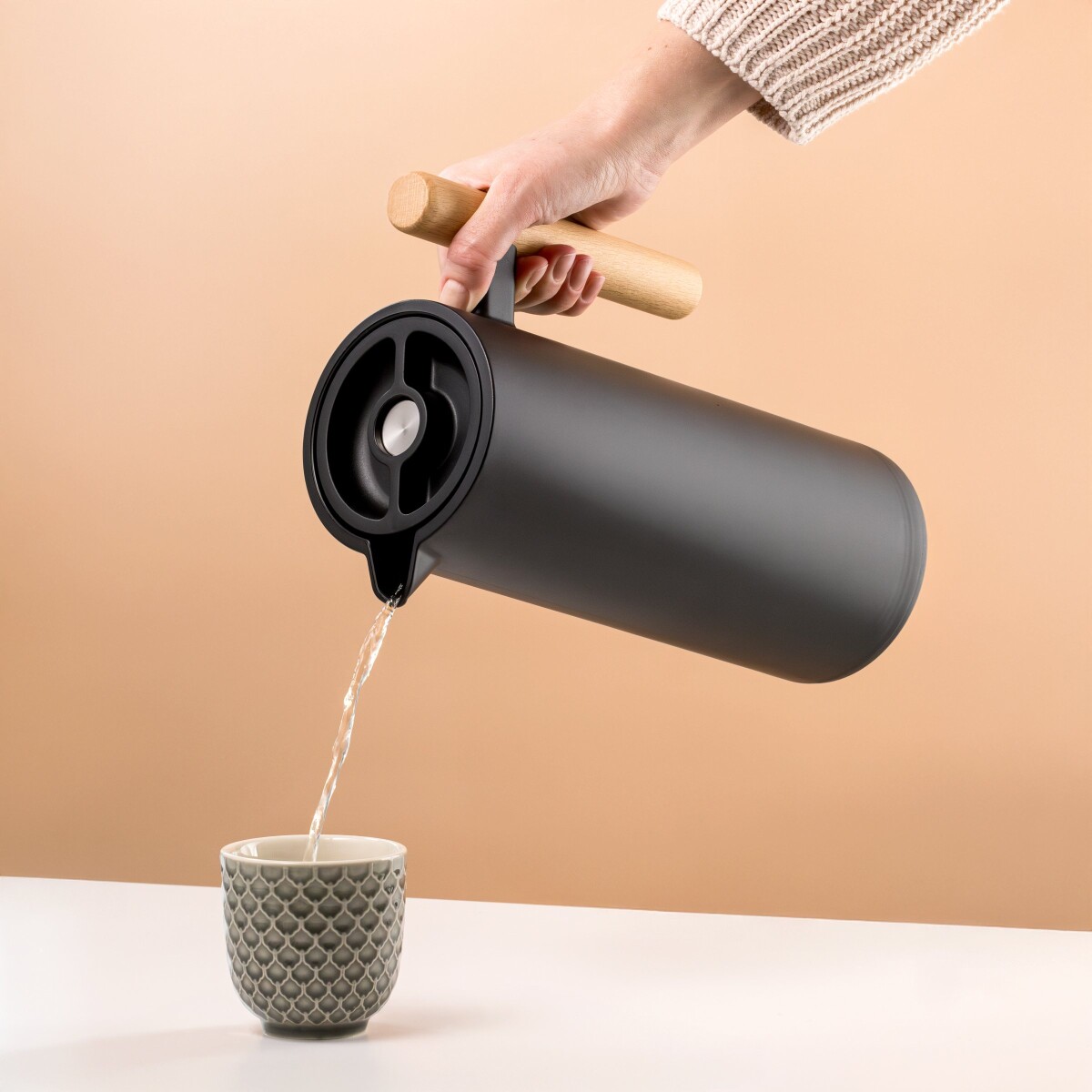 Termokande 1 Liter - Sort - Scandinavian Collection