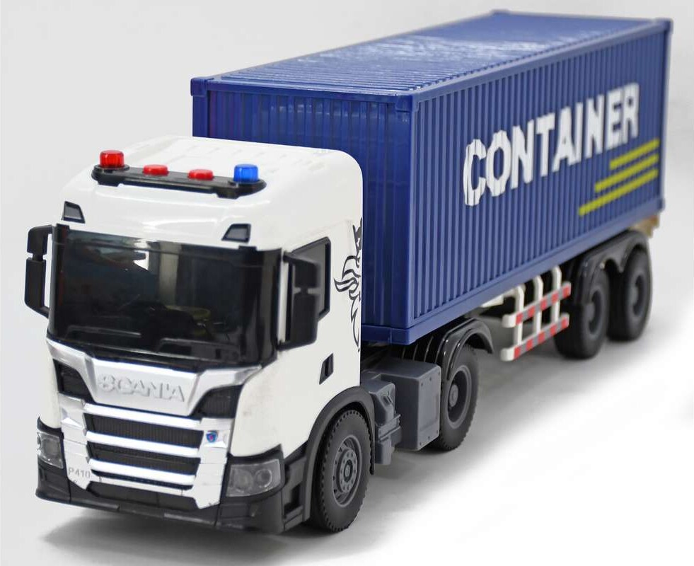 Scania Lastbil Mcontainer Lys Lyd 41X9 5X14Cm - Contruck