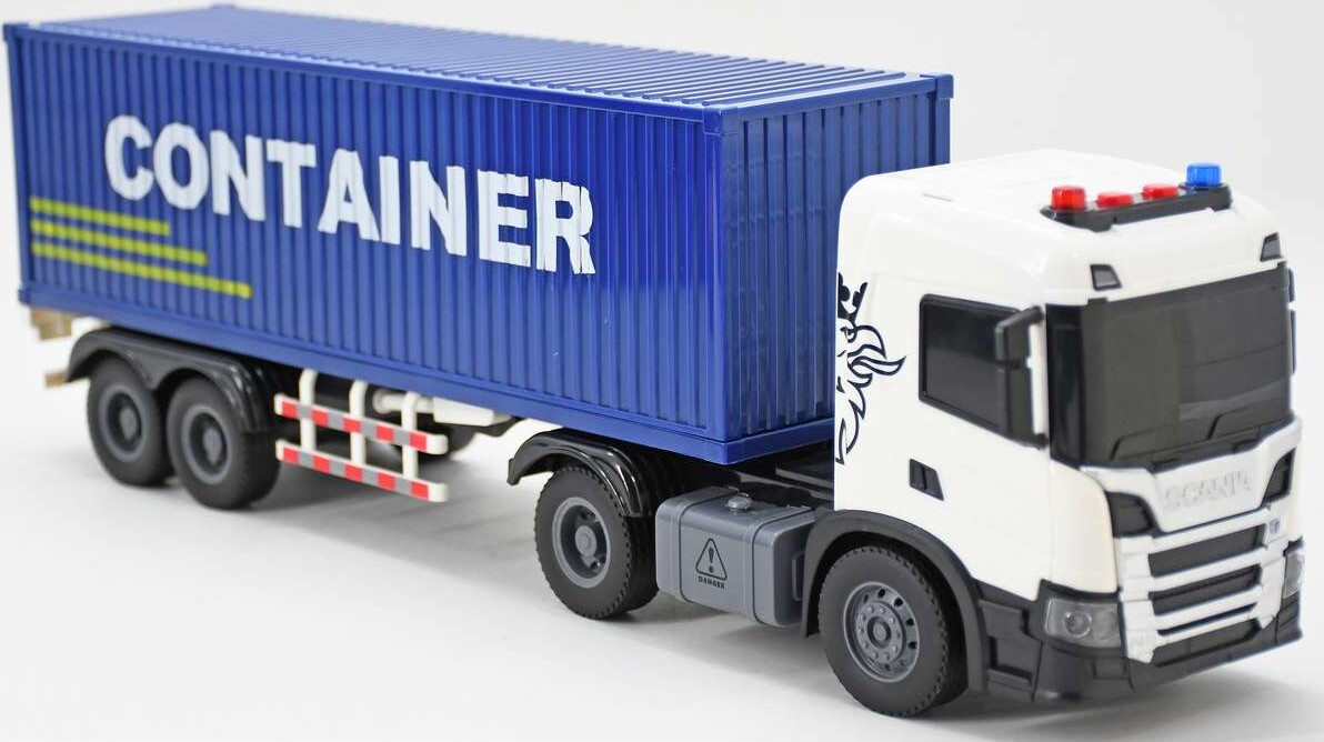 Scania Lastbil Mcontainer Lys Lyd 41X9 5X14Cm - Contruck
